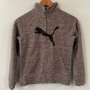 Puma zip up fleece jacket.  Size girls L (12-14).
